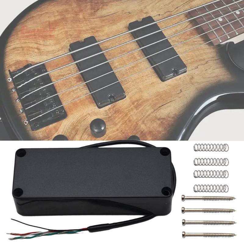Acoustic Bass Transducer Suitable for Ukulele and String Instruments Not Drilling Required Abs Metal Construction