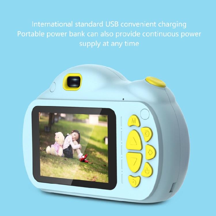 Kids Photography Camera Long Lasting Battery 2.5Hrs Video 16GB Memory Expansion Easy to Carry 5 Minutes Video Capacity