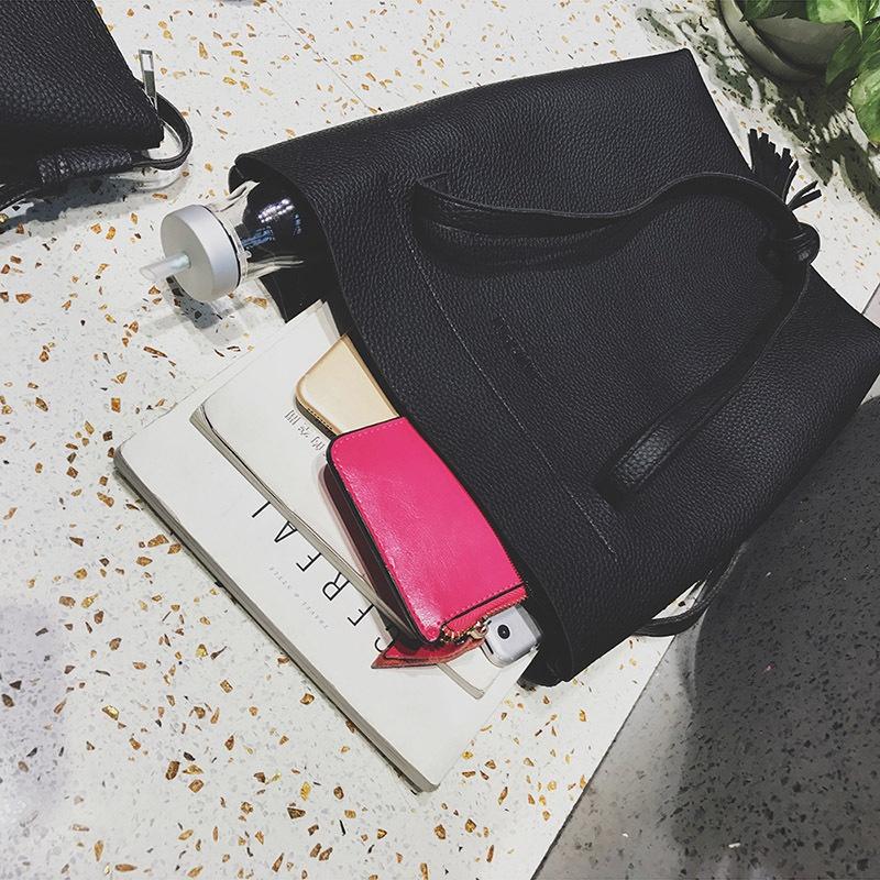 Elegant 3pcs Women Set Shoulder Bag Fashion Handbag Messenger Satchel Tote Purse Bag