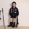 Girls' Stylish Korean-Style Printed Jacket for Spring/Autumn 2026