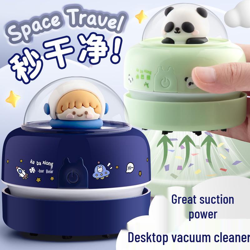 Mini Electric Desk Vacuum for Eraser Crumbs & Pencil Shavings