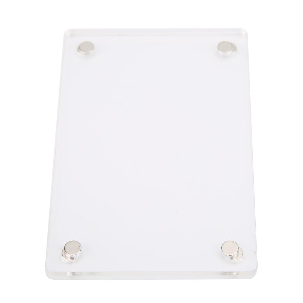 3in Magnetic Acrylic Transparent Photo Frame Refrigerator Sticker for Instax Mini