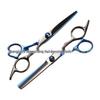 Stainless Steel Hairdressing Scissors Set: Flat, Serrated, Thinning, and Lace Shears for Styling.