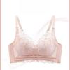 Summer Breathable Bra Women's Hole Cup Adjustable Lace Bra Gathered and Gathered Accessory Bra No Steel Ring Bra