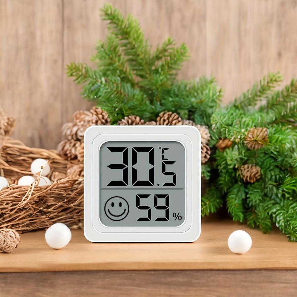 Mini-Feuchtigkeitssensor Digitalthermometer, misst Temperatur und Luftfeuchtigkeit genau, für die Innen- und Außen-Bürotemperaturkontrolle.
