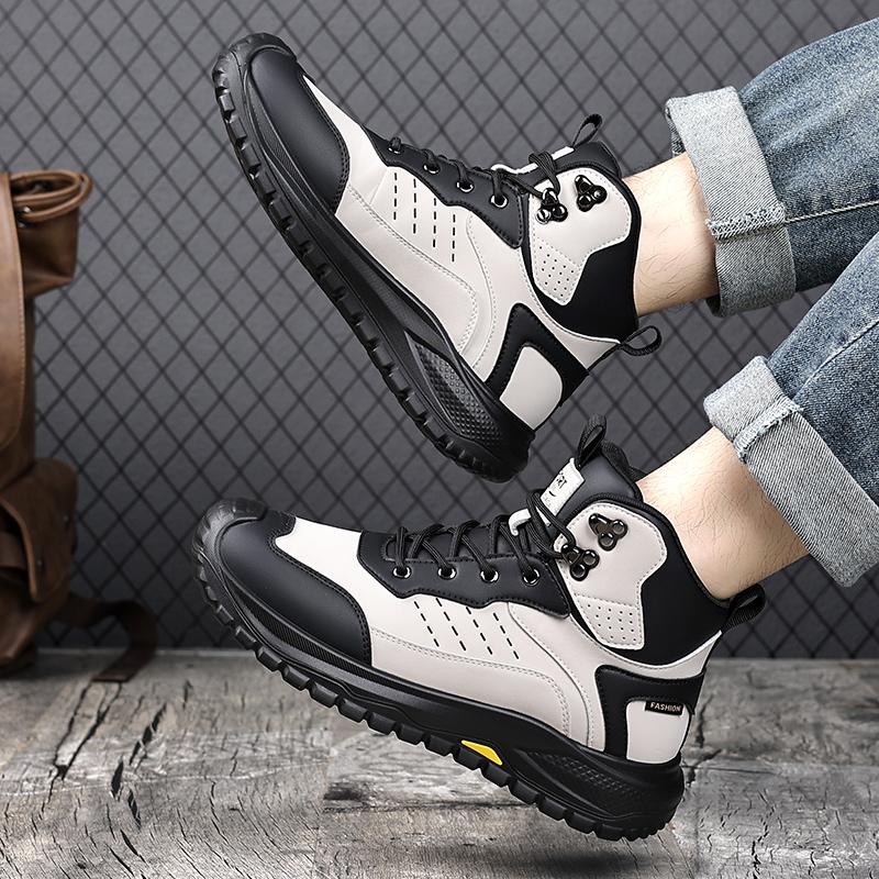 Městské sportovní boty Pánské Podzimní a Zimní Horolezecké Boty Lehké Venkovní Cestovní Volnočasové Turistické Boty 38-44