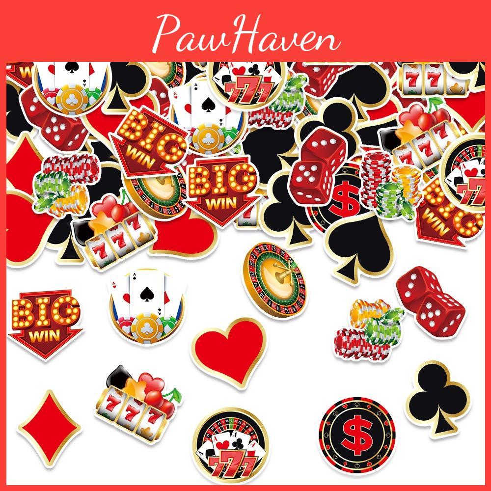 Casino Card Scatter Confetti For Birthday Party Table Decor Atmosphere Festive