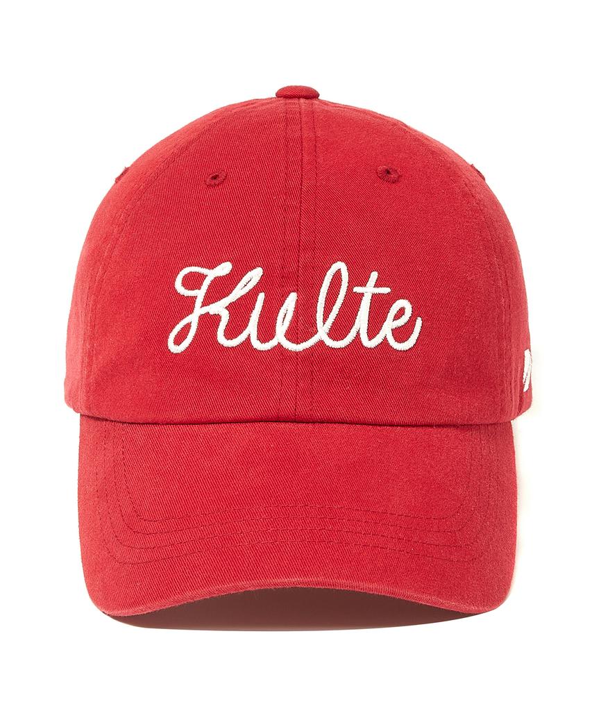 KULTE Script Chain Cap Red