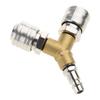 Professional Compressed Air Distributor Efficient Brass Connector for Pneumatic Tools Simple Installation Durable