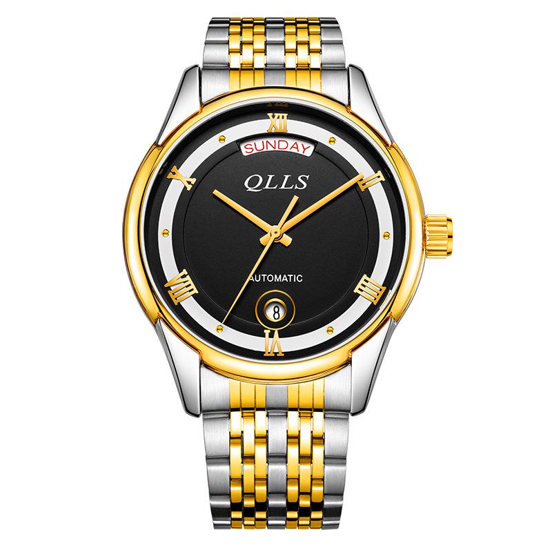 QLLS Qiluoshi Automatic Swiss-Certified Trendy Business Calendar Watch