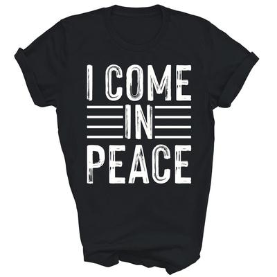 I Come In Peace Im Peace Funny Matching Couple Unisex Shirt Gift