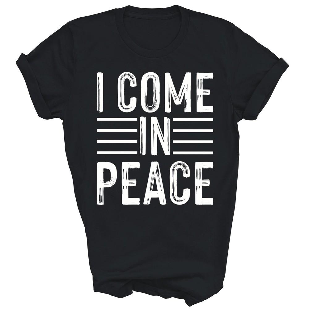 

Я прихожу с миром Я мир Смешная парная унисекс футболка в подарок XL