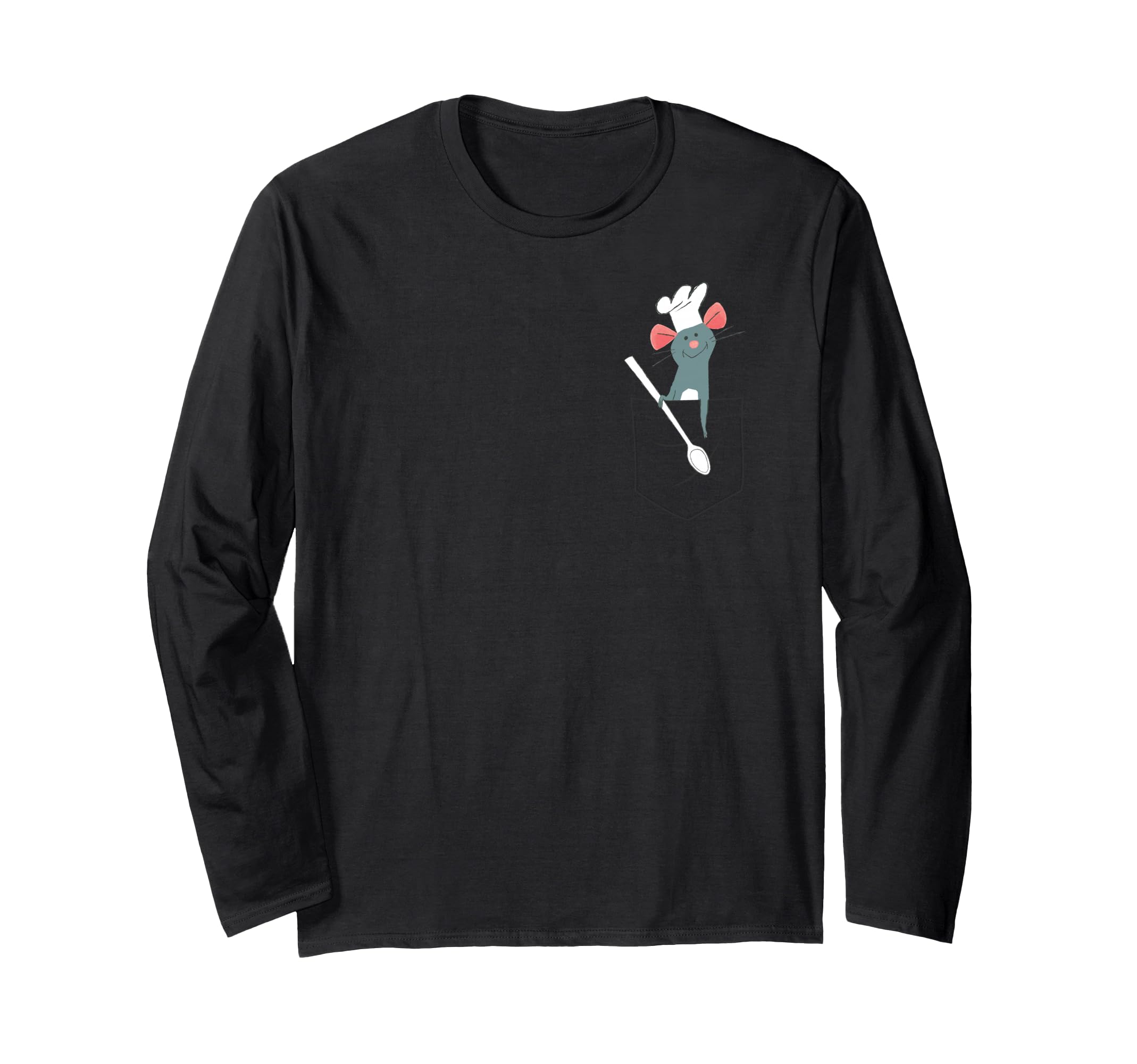 Disney PIXAR Ratatouille Remy Small Pocket Chef Long Sleeve T-Shirt