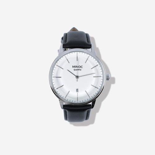 [Minok] Часы Minok Zenith с белым кварцевым циферблатом 001 NONE