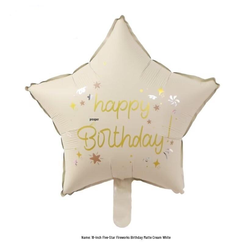 Qixi Valentine's Day Romantic Pink Heart & Star Balloons for Weddings & Birthdays