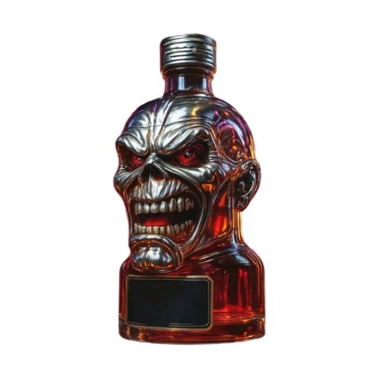 300ML Whiskey Decanter Unique Glass Whiskey Bottle Statue Artistic Liquor Container Iron Lady 50th Anniversary Whisky Gift for Whiskey Lovers