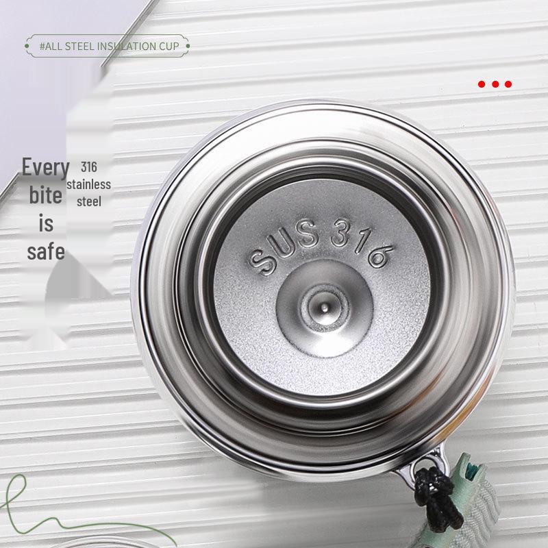 316 Stainless Steel Insulated Car-Mounted Water Cup for Men & Women - Large Capacity, Portable for Tea & Outdoor Sports