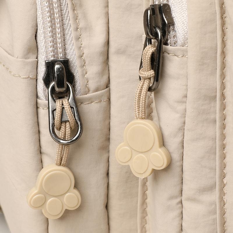 Sac Carré Petit en Nylon Imperméable Sac Léger pour Téléphone Portable pour Femmes Sac Bandoulière Commuter Multi-Poches