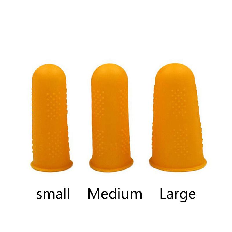 3 Stück Silikon-Fingerschutzhülle, schnittfest, hitzebeständig, rutschfest