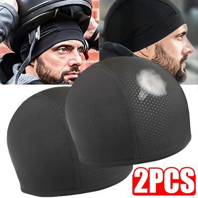 1/2 stücke Motorrad Helm Innen Kappe Hut Schnell Trocknend Atmungsaktive Hut Racing Kappe Unter Helm Beanie Kappe Motocross Motor Helm hut