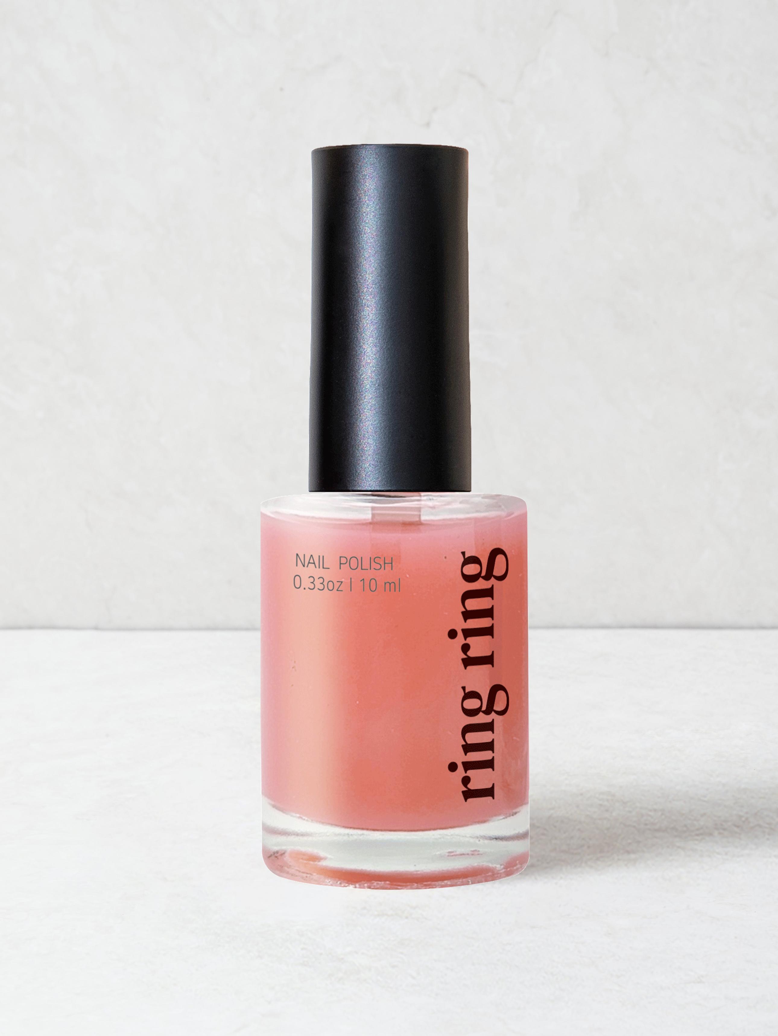 Ring Ring Solid Nail Polish 10ml - Pink Transparent 1ea