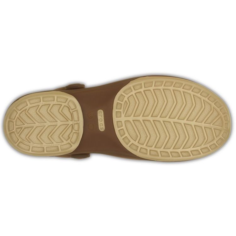 Crocs Summer Jelly Soft Sole Simple Casual Sandals Women Sandals Brown 202455-81D