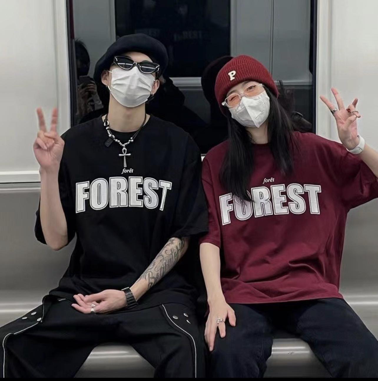 

Женская летняя футболка с коротким рукавом, хлопковая, с круглым вырезом, с принтом, свободного кроя, большого размера L (125-140 jin)