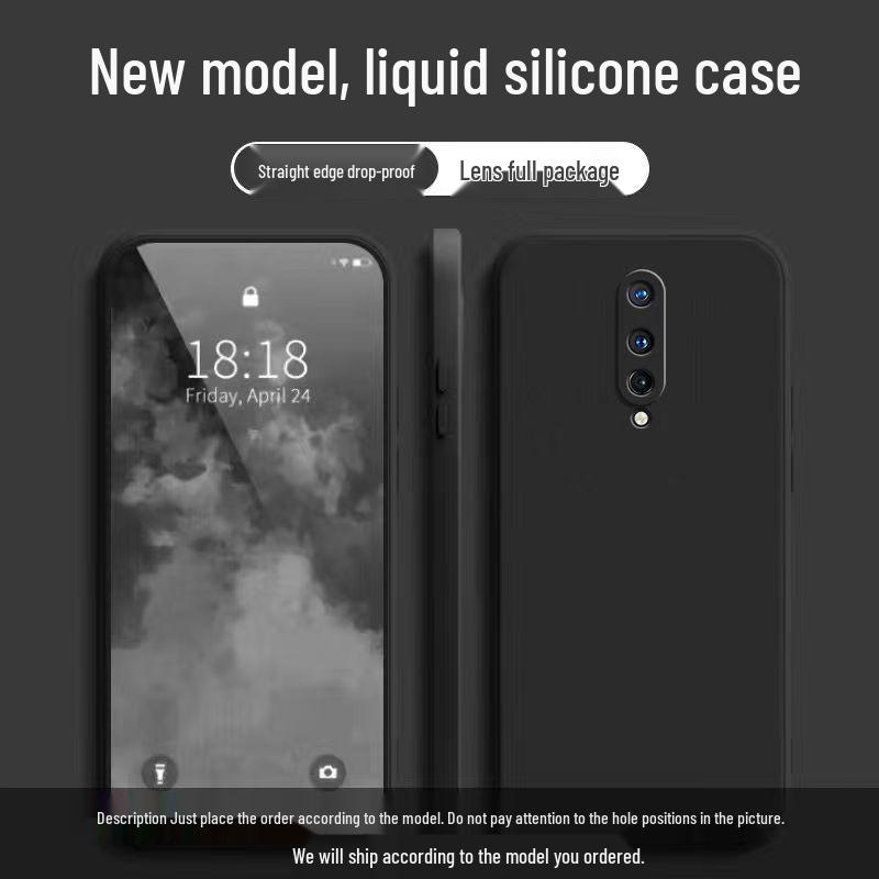 OnePlus 8 Liquid Silicone Case: Solid Color, Full Coverage, Drop Protection, Skin-Friendly, Simple Style