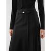 ELLE French Lambswool Fishtail Midi Skirt