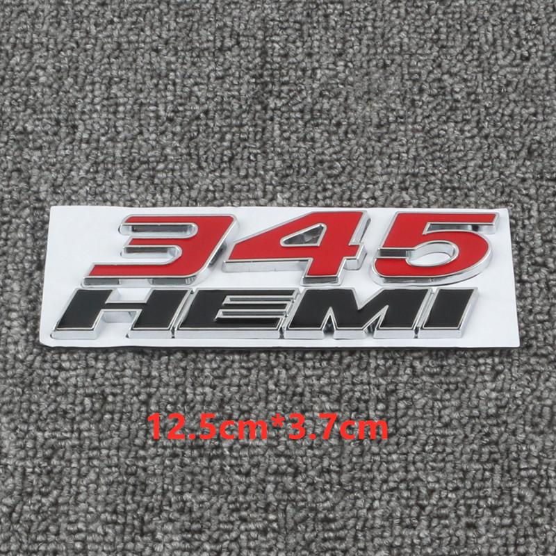 Metal 392 6.4L Car Engine Emblem Car Stickers For Hemi 345 Hemi Charger Caravan Durango Caliber Journey Challenger Avenger Badge