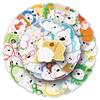 50 Cute West Highland White Terrier Stickers: Hand-Drawn Pet Decorations for Journals and Cards