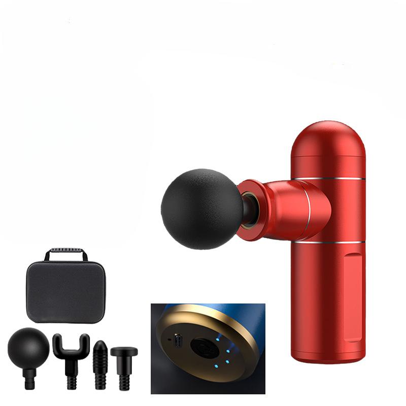Mini Fascial Gun Damski inteligentny elektryczny cichy aluminiowy stop profesjonalny relaksujący masażer dolnej części pleców