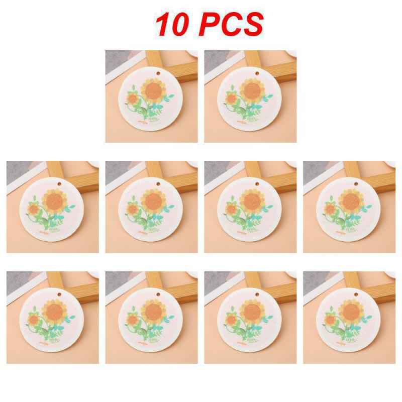 

10/50/100 шт. сжатая древесная целлюлоза хлопковая салфетка для мытья посуды сжатая впитывающая воду салфетка для мытья посуды антипригарная масляная кухонная щетка