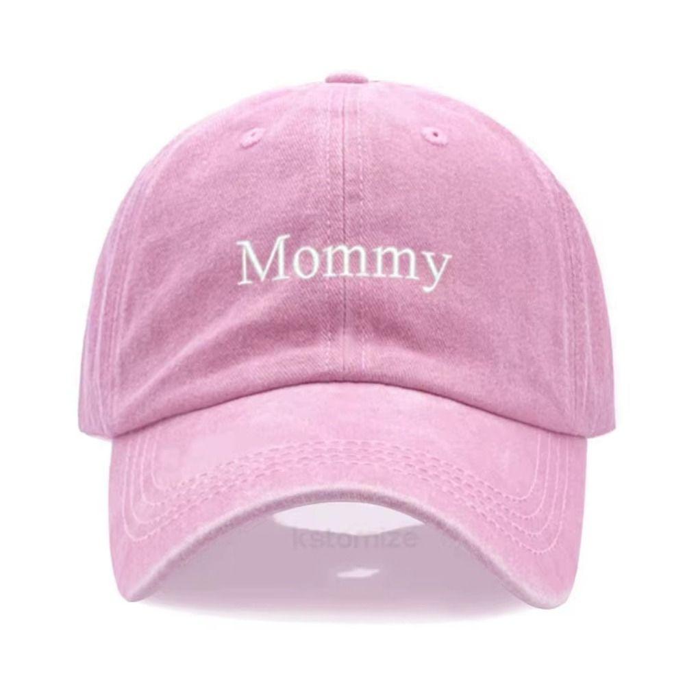 Letter Embroidered Daddy & Mommy Baseball Cap Cotton Dad Hats For Man Women