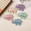 Pu Leather Elephant Charms Diy Keychains Necklaces Accessories Cute Pendants