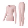 DOSFA Women's Plus Size A-Class Cotton Thermal Underwear Set