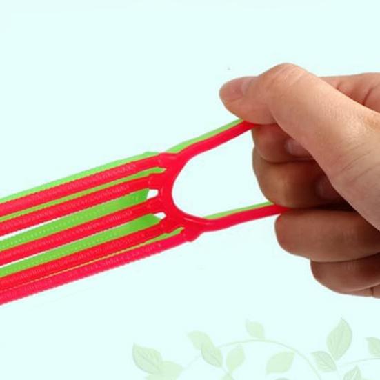 2Pcs Kids Tensioner Toy Stretch TPR Stress Relief Colorful Toddlers Arm Strength Training Resistance Band Decompression Expander Rope Toy