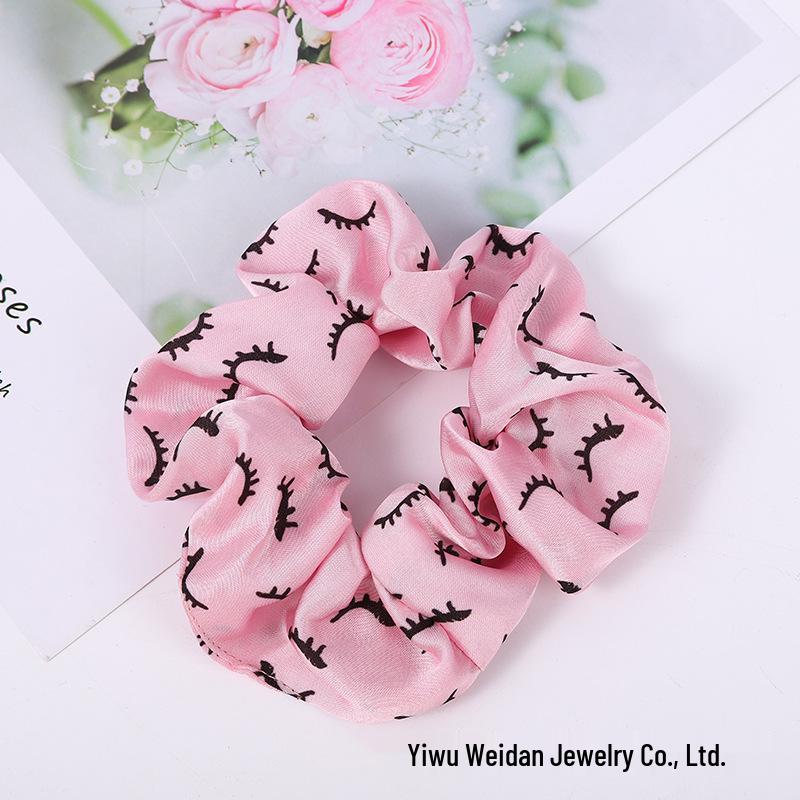 European & American Fashion Silk Hair Ties & Headbands for Women - Customizable Logo