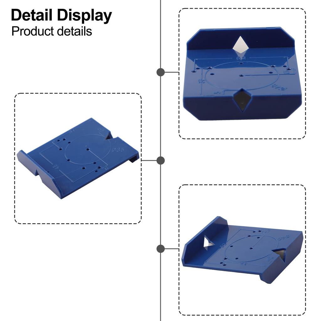 Professional Hinge Hole Jig Template for Accurate Cabinet Installation