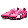New PUMA Ultra Ultimate Mg Football Shoes 'Pink White' 107749-01