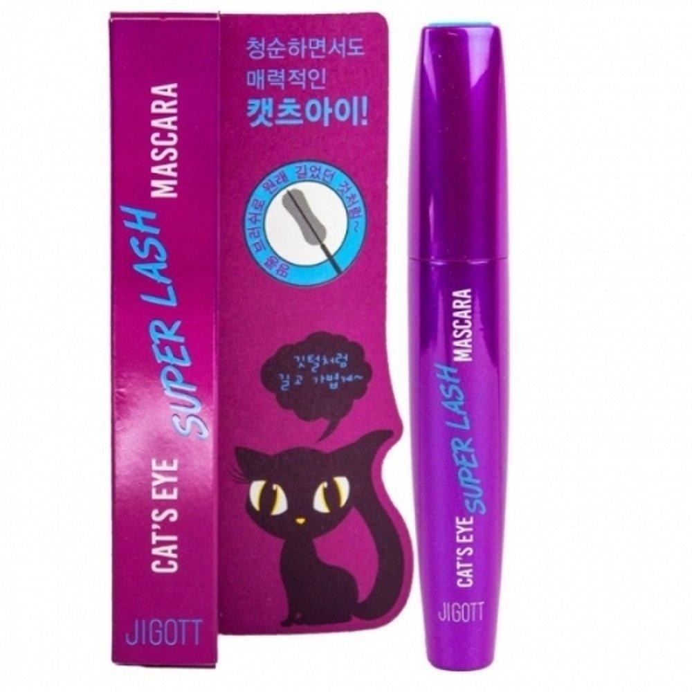 

Тушь для ресниц ZIGOTT Cat s Eye Super Lash черная 12 г фиолетовая
