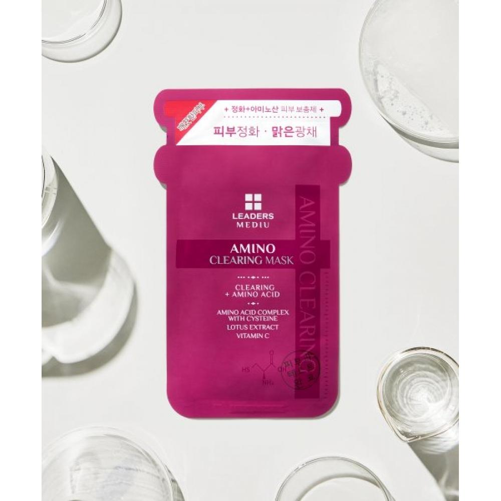 Leaders Cosmetics Medyu Amino Clearing Mask 10 Sheets NONE