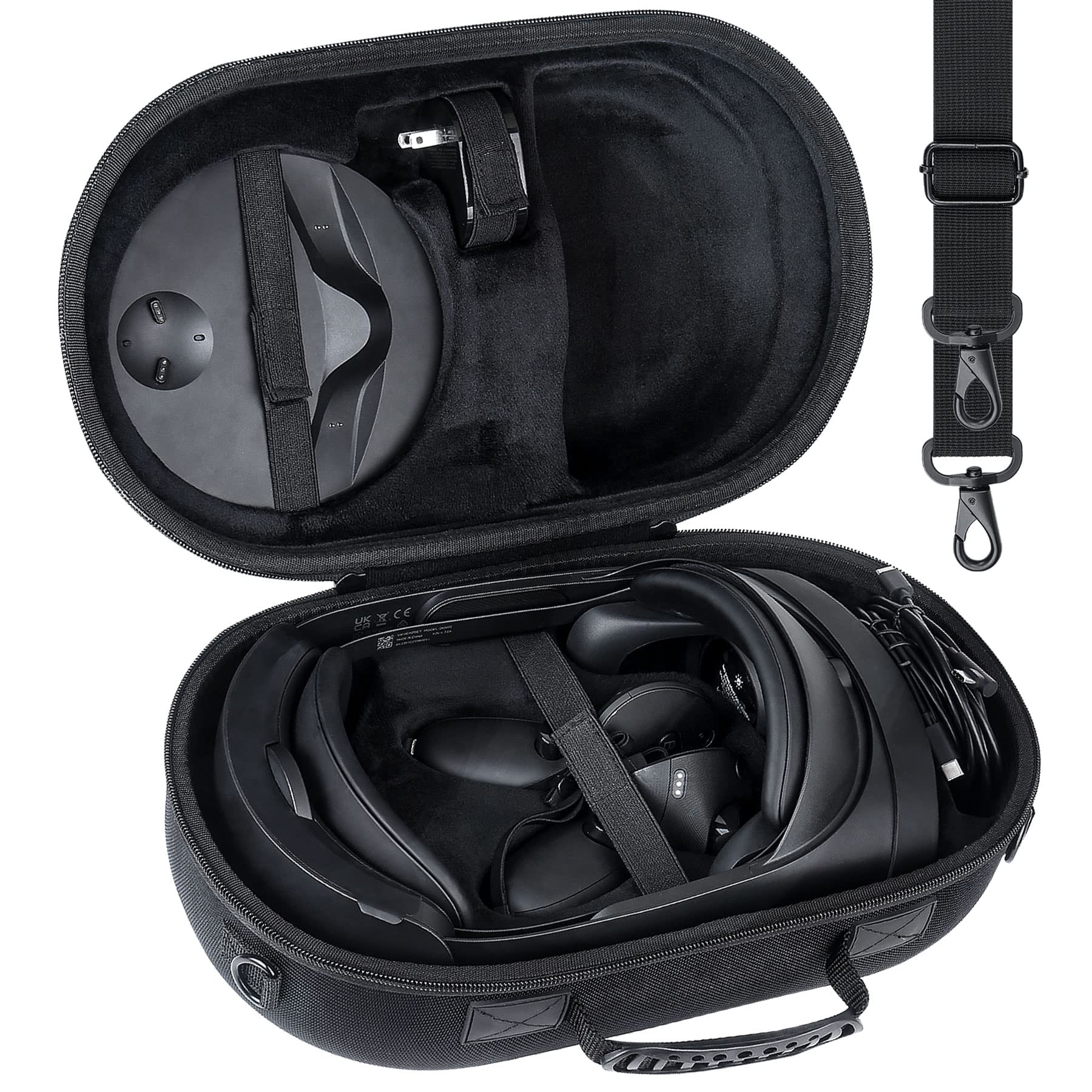 

Ексклюзивна валіза для гарнітури Meta Quest Pro VR, стійка до подряпин і ударів, чорна [чохол Aenllosi] 3/Quest (Тільки футляр) чорний