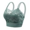 Lace Lingerie Bra for Women with Breast Pads Supports Side Breasts Plus Size Bra Vest Style Bandeau Top Strapless Bra