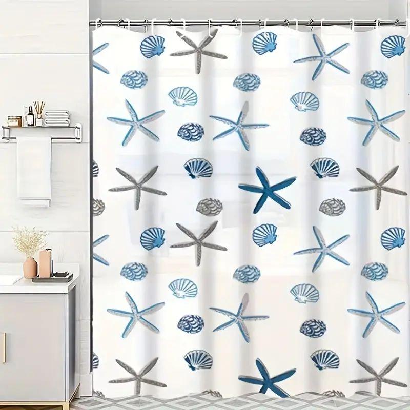 Patterned Bathroom Curtains, Shower Curtains, Bathroom Partition Curtains, Bathroom Decorative Accessories