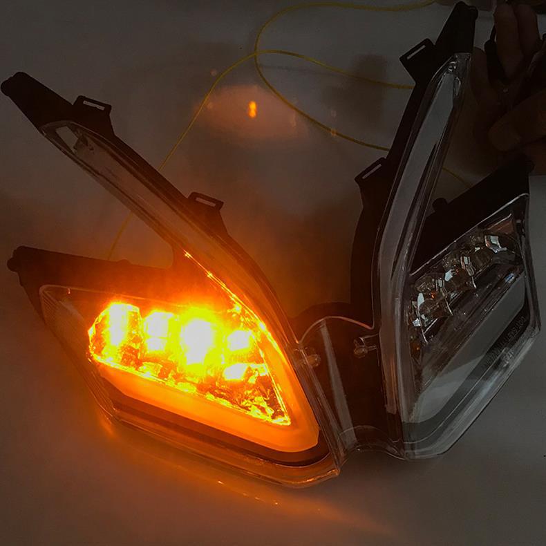 Compatible Daytime Running Lights, Turn Signals, and Brake/Tail Lights for DUCATI 899, 959, 1199, 1299 Panigale.