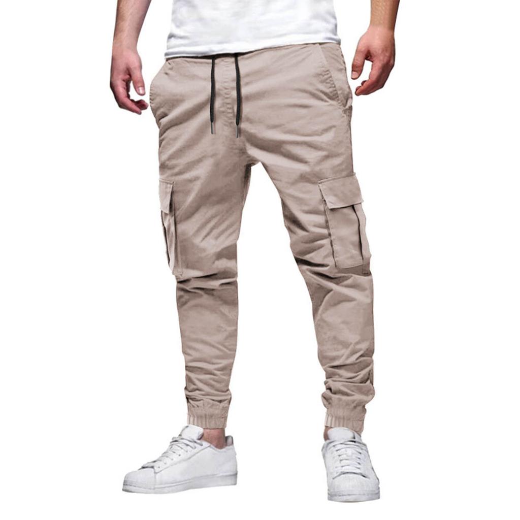 Men's Outdoor Leisure Loose Multiple Pockets Workwear Sports Trousers
