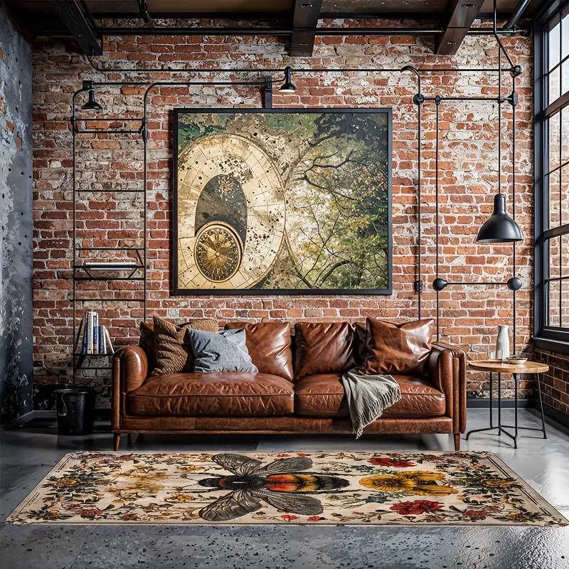 Bee Garden Carpet Large Area Rugs Soft Floor Mat Door Mat Carpet For Living Room Rug For Bedroom Welcome Mat Outdoor Carp