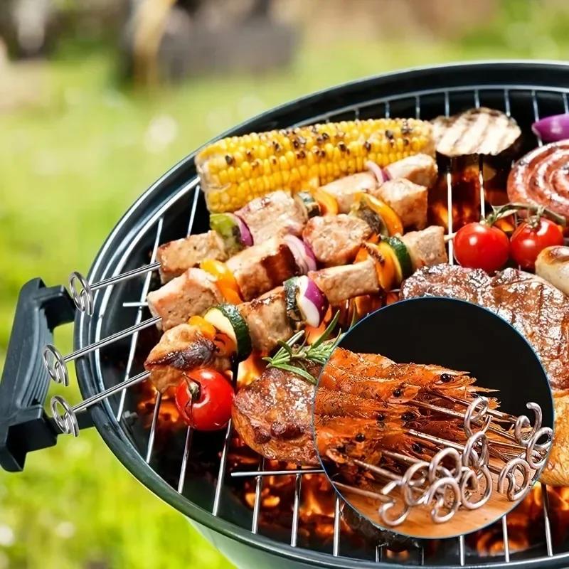 Küchen Heißluftfritteuse Rack Zubehör für 6qt/8qt BBQ Grillblech Korb Ständer Fleischbraten Halter Werkzeug für den Heimgebrauch Picknick Camping