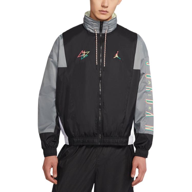 Jordan Sport Jackets Men's Black Stand Collar Moderate Other DN3404-011